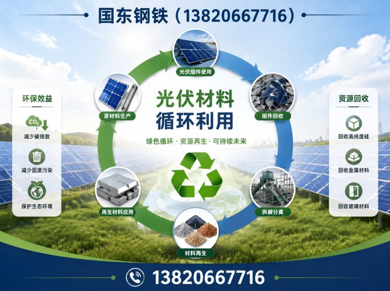 南开区光伏材料循环利用展示图